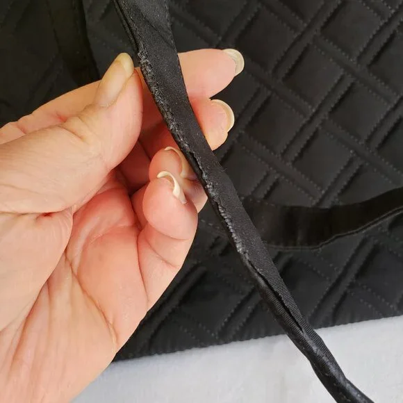 Vera Bradley Classic Black Tote - Picture 10 of 14